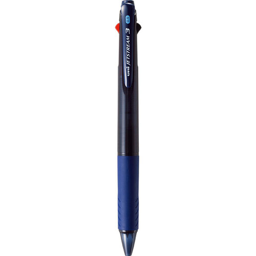 ジェットストリーム 3色ボールペン 透明ブラック 0.5mm インク色:黒