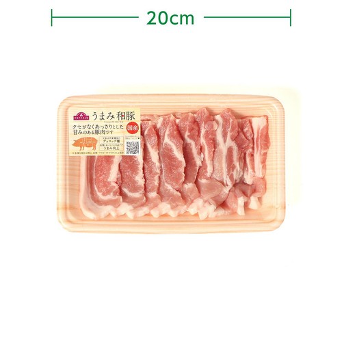 国産豚肉ばら焼肉用 90g-170g 【冷蔵】トップバリュ