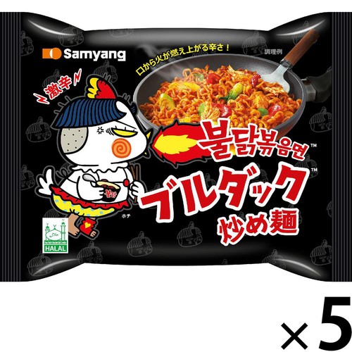 三養ジャパン ブルダック炒め麺 袋 140g x 5個