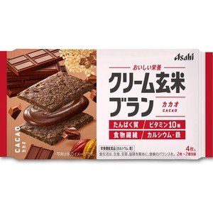 アサヒグループ食品 クリーム玄米ブランカカオ 2枚 x 2袋 Green