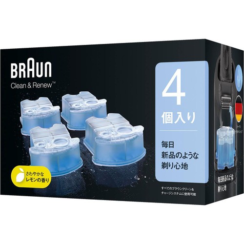 ブラウン クリーン&リニューカートリッジ 170mL 4個 CCR4CR