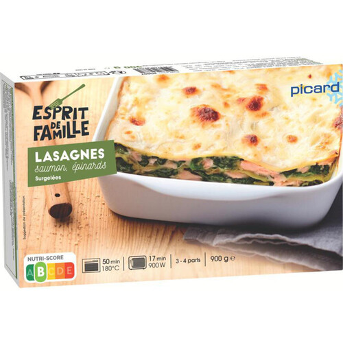 ピカール サーモンとほうれん草のラザニア・グラン【冷凍】 900g Green