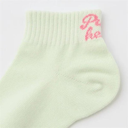 3足よりどり 履口バックロゴ ショート丈ソックス ライトブルー19