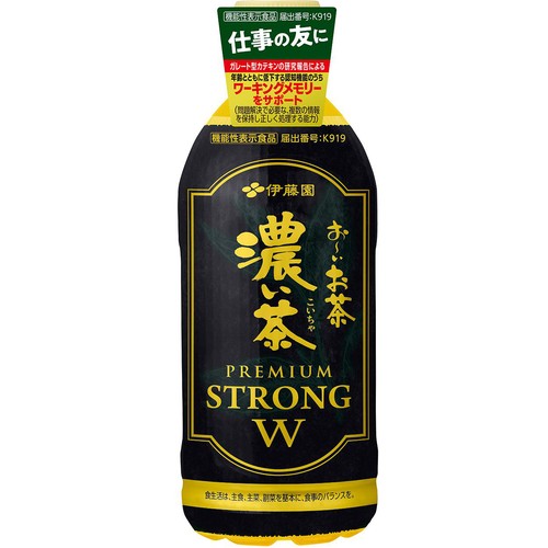 伊藤園 お〜いお茶濃い茶 PREMIUM STRONG W  470ml