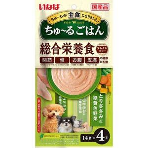 ペット用】 いなば 【国産】ちゅーるごはん 総合栄養食 とりささみ