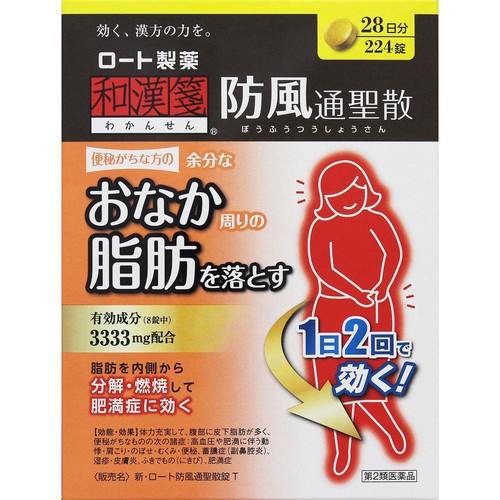 【第2類医薬品】◆新ロート防風通聖散錠T 224錠
