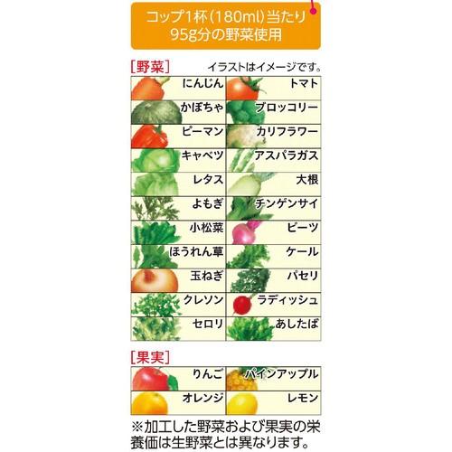 4種類の果実と22種類の野菜野菜と果実のジュース 1ケース 930g x 12本