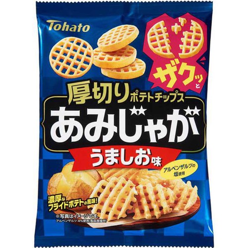 東ハト あみじゃがうましお味 55g