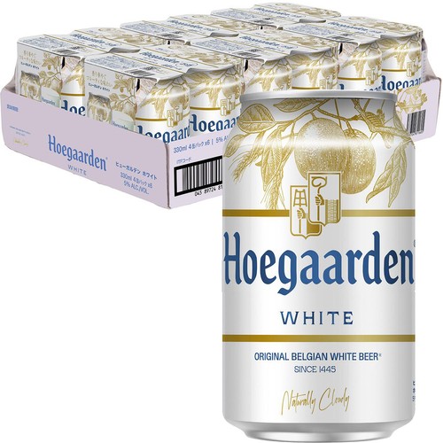 【5%】 ABInBev ヒューガルデン ホワイト 1ケース 330ml x 24本