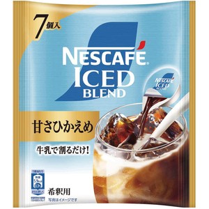 ネスレ ネスカフェ アイスブレンド ポーション 甘さひかえめ 7個 Green