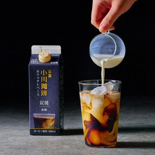 小川珈琲 炭焼珈琲カフェオレベース 500ml