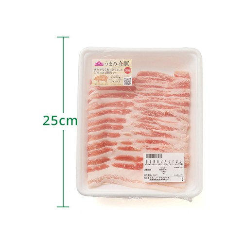 うまみ和豚 国産豚肉ばらうす切り 190g～290g 【冷蔵】トップバリュ