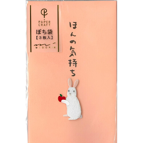 デザインフィル ぽち袋 ポチ袋 ほんのきもち うさぎ柄 Green