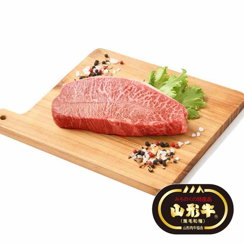 【冷凍】山形牛 かたステーキ用(みすじ) (山形県産) 200g