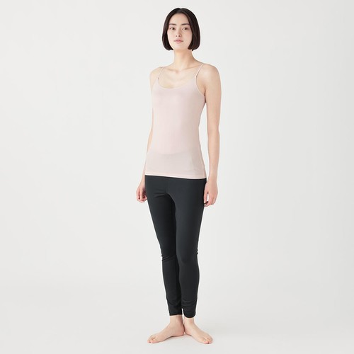 PEACE FIT(ピースフィット) SillkyFACT シームレスキャミソール 婦人 ピンク S トップバリュ