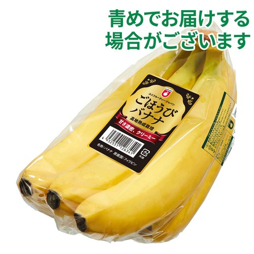 フィリピン産ユニフルーティ ごほうびバナナ 500g 4-5本 Green Beans