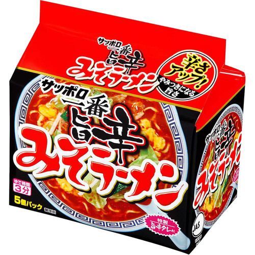 サッポロ一番 サッポロ一番 旨辛みそラーメン5個パック 510g Green Beans | グリーン