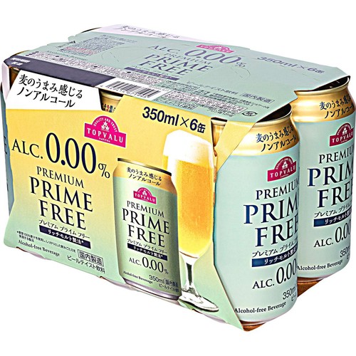 プレミアムプライムフリー 350ml x 6本 トップバリュ