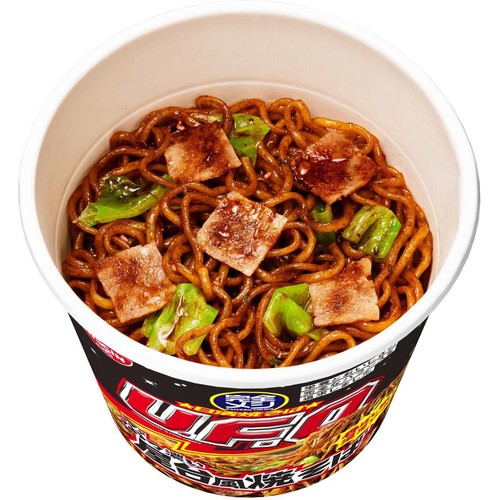 日清食品 完全メシ 日清焼そばU.F.O. ぶっ濃い屋台風焼そば 123g