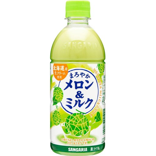 サンガリア まろやかメロン&ミルク 500ml Green Beans | グリーン
