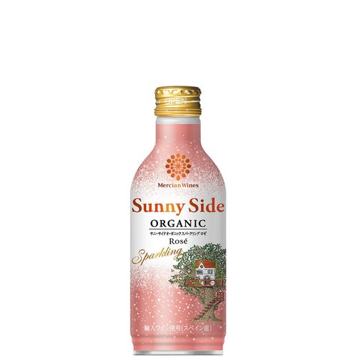 【スペイン産】 メルシャン・ワインズ サニーサイド オーガニックスパークリングロゼ 缶 280ml