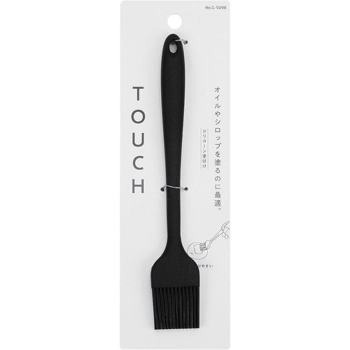 パール金属 TOUCH シリコーン塗はけ BLACK 1個