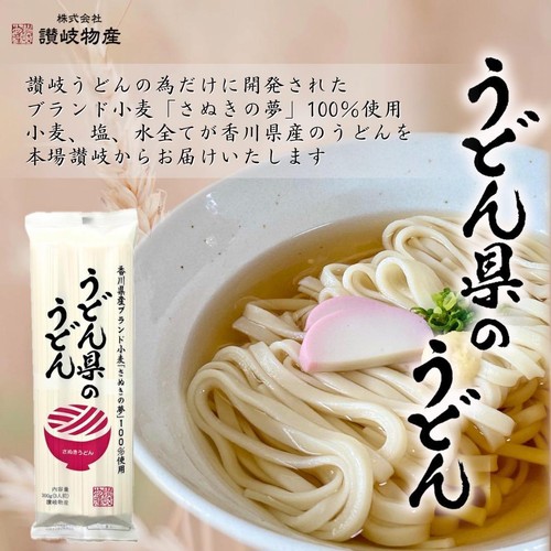 讃岐物産 うどん県のうどん 450g