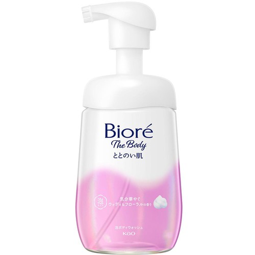 花王 ビオレ ザ ボディ ととのい肌 泡タイプ ウッディ&フローラルの香り ポンプ 480ml