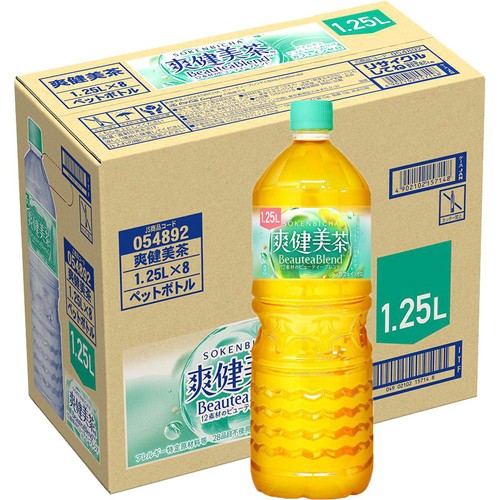 コカ・コーラ 爽健美茶 1ケース 1250ml x 8本 Green Beans | グリーン