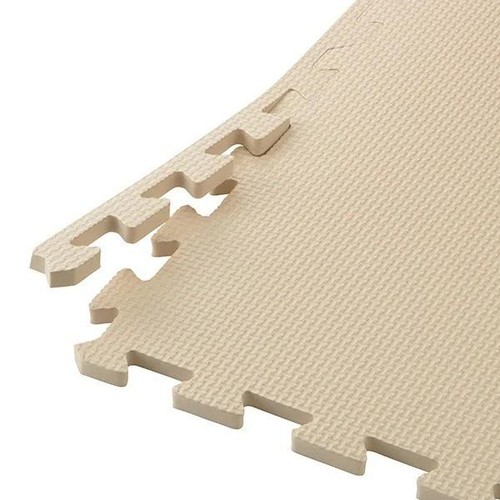 抗菌ジョイントマット(厚さ1cm) 30 x 30cm 9枚入り ベージュ ホームコーディ