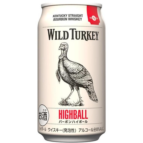 8%】 ワイルドターキー バーボンハイボール 350ml Green Beans