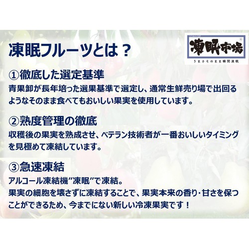 伊藤忠食品 凍眠 山形県産シャインマスカット【冷凍】 100g
