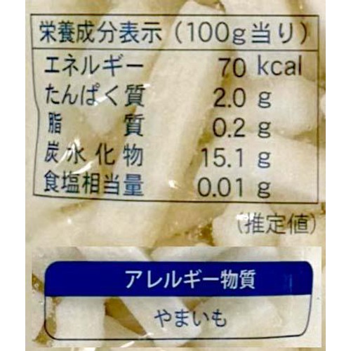 イースタンフーズ 長芋スティック【冷凍】 500g