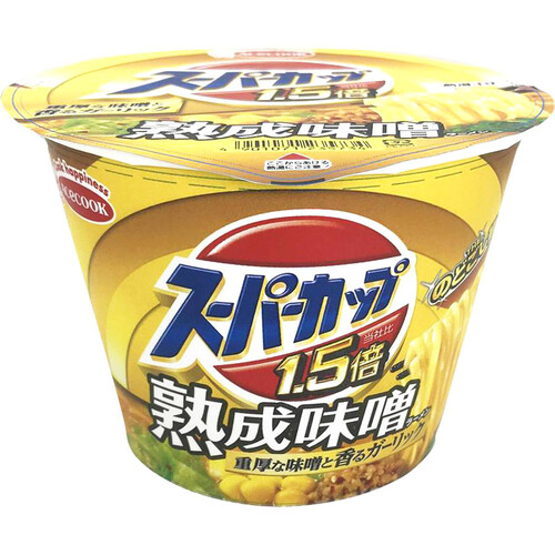 エースコック スーパーカップ1.5倍 熟成味噌ラーメン 129g