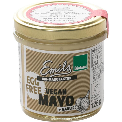 エミルス 有機ヴィーガン マヨネーズ風ソース ガーリック 125g Green