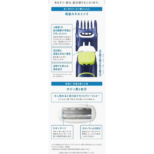 シック マルチボディシェーバー 替刃1コ付