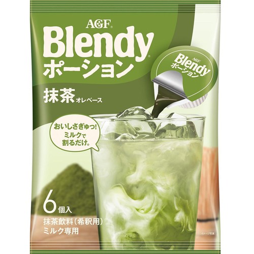 AGF ブレンディ ポーション 抹茶オレベース 6個入