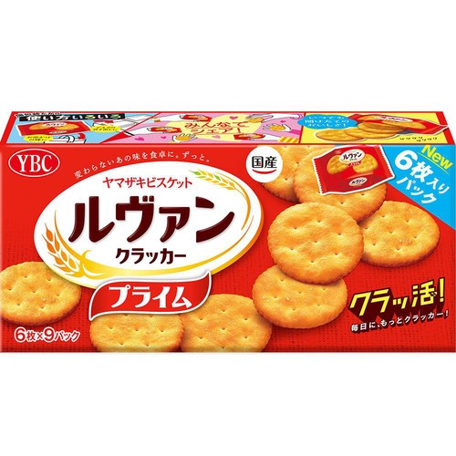 ヤマザキビスケット ルヴァン クラッカープライム 6枚 x 9パック Green