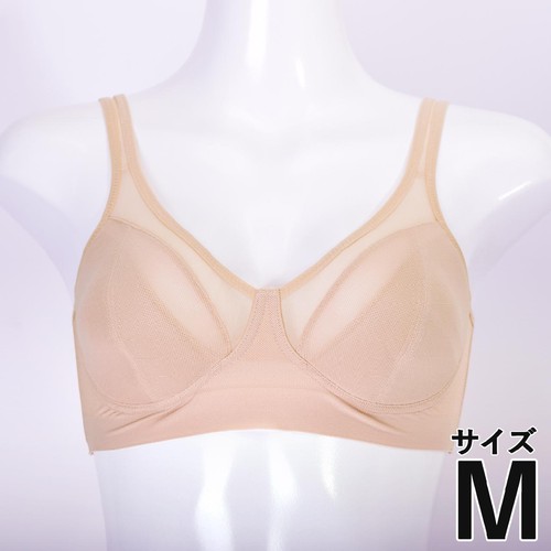 B.V.D. 涼ブラ ハーフトップ 婦人 ナチュラルベージュ M