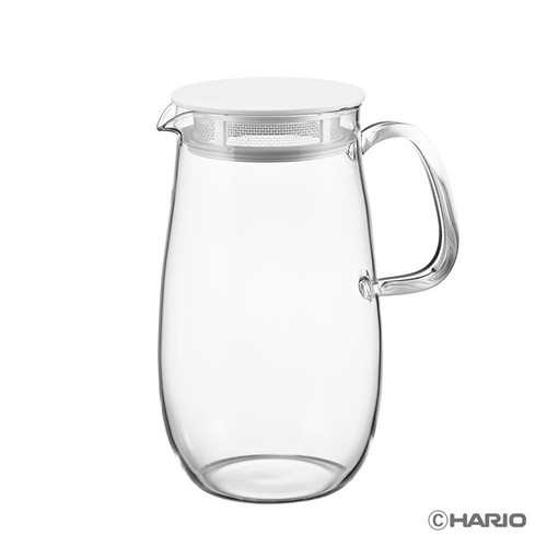 HARIO(ハリオ) レンジでかんたん麦茶ポット むぎちゃん 1000mL ホワイト XMP-1000-W