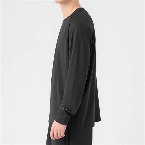 EXセリアント ウェア ルームウエア (ルーム長袖Tシャツ) 紳士 クロ XL トップバリュ