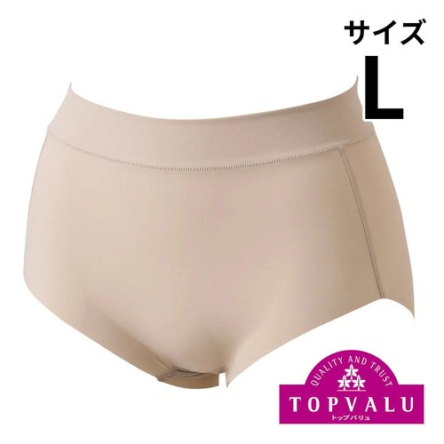 lalakirei サニタリーショーツ ひびきにくいシームレス 婦人 ベージュ L トップバリュ