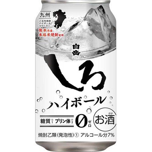 【7%】 合同酒精 白岳しろ ハイボール 350ml