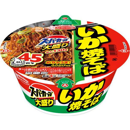 エースコック スーパーカップ大盛り いか焼そば 166g