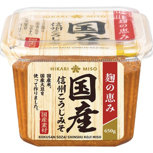 ひかり味噌 国産素材信州こうじみそ 650g