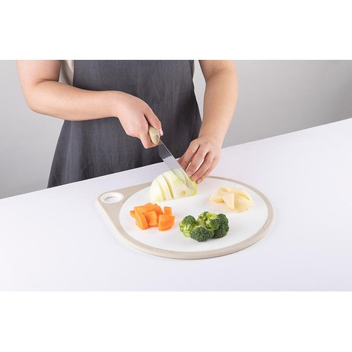 貝印  まるいまな板 ホワイト 食洗機対応 30cm