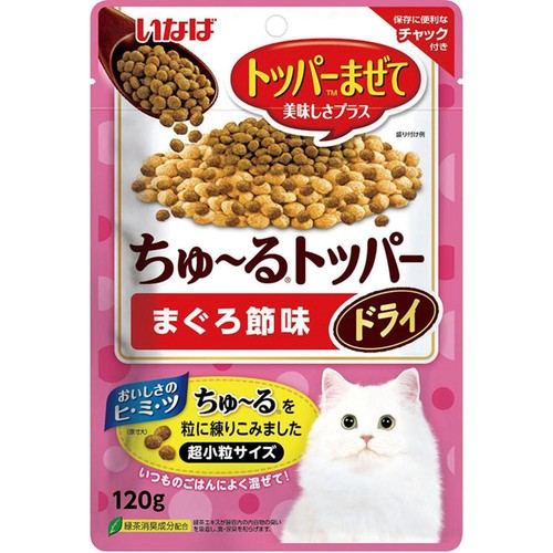 【ペット用】 いなば ちゅ〜るトッパー ドライ まぐろ節味 120g