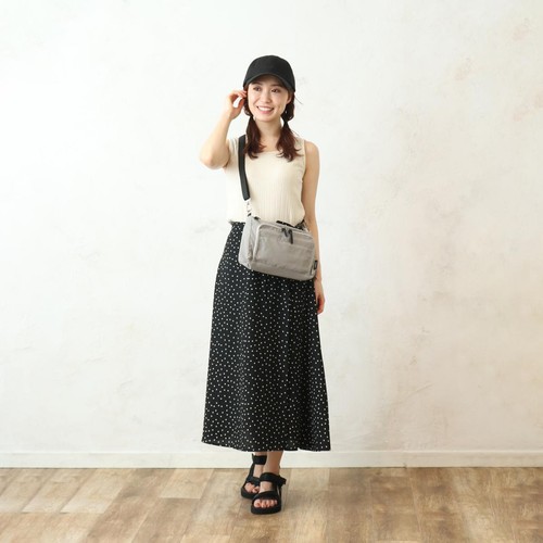 polka polka ショルダーバッグ ママカルショルダー ブラック