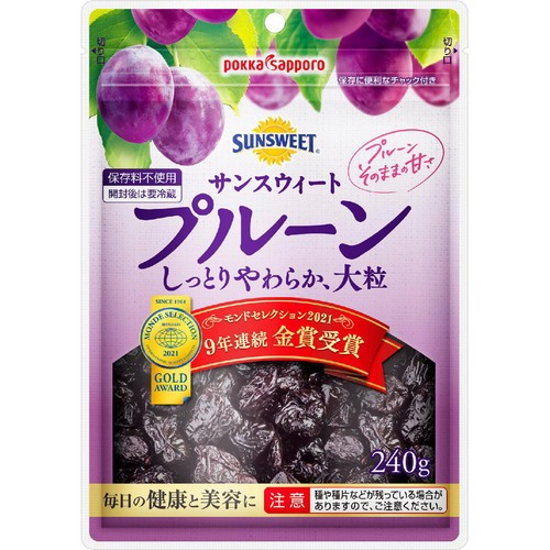 ポッカサッポロ サンスウィート プルーン袋 240g