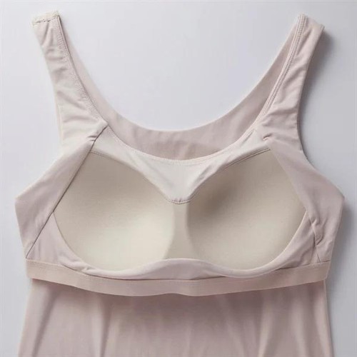PEACE FIT(ピースフィット) SilkyFACT モールドカップ付 タンクトップ 婦人 ピンク L トップバリュ